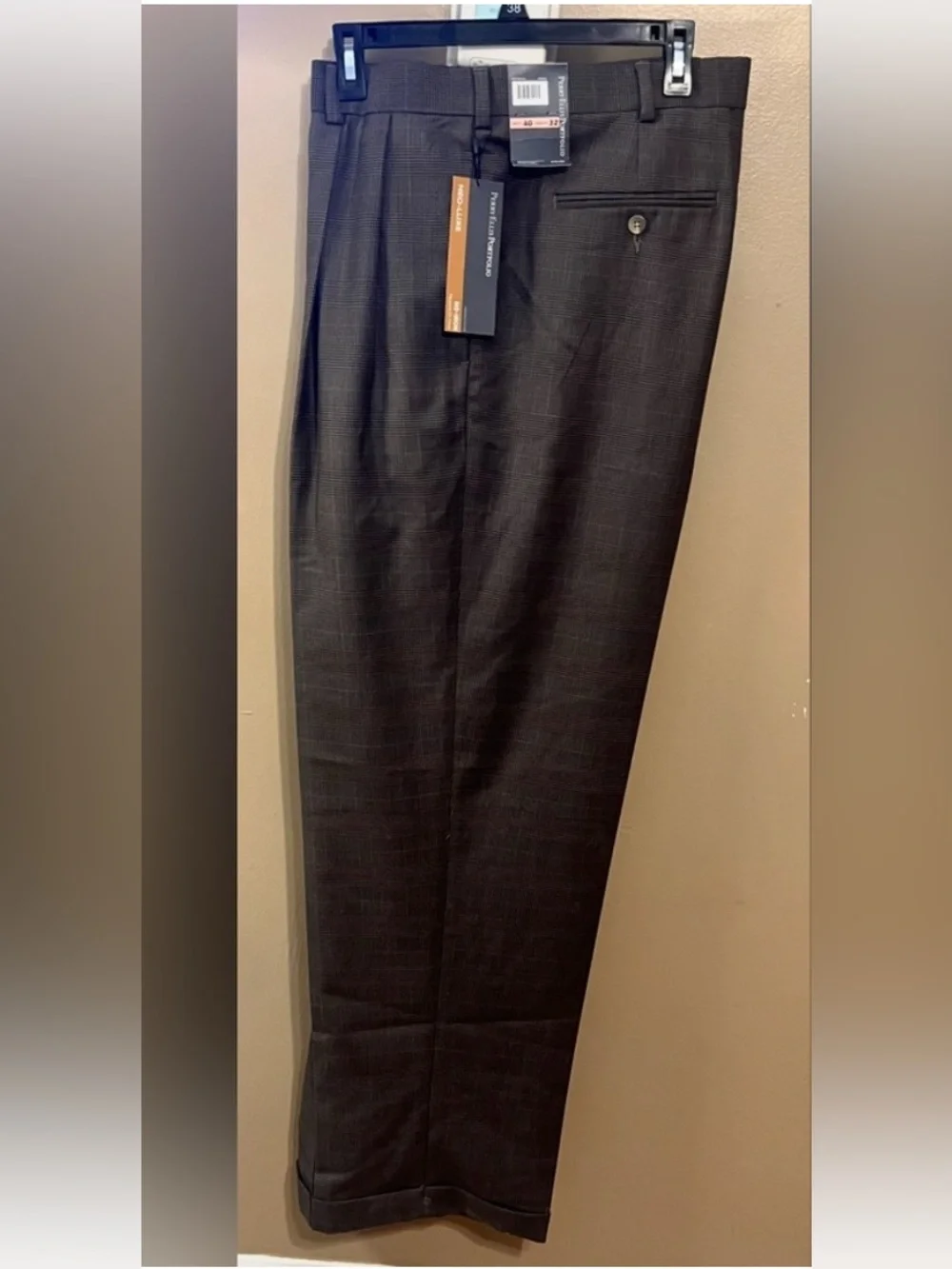 NWT PERRY ELLIS PORTFOLIO NEO-LUXE in BRINDLE 40x32